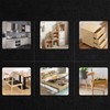 4Pcs Black Slotted Brace,Flat Straight Brace Brackets,Adjustable Corner Code,Stainless Steel