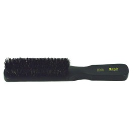 Annie Soft Mini Wave Brush #2123-100% Pure Boar Bristles, Reinforced Bristles, Black, Unisex, Wavy Hair