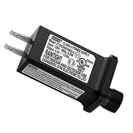 Transformador LED de repuesto clase 2, adaptador de fuente de alimentación Ip44, driver de luz LED, transformador de bajo voltaje para guirnalda de luces de Navidad decoraciones inflables (4.5V2.7W 1PCS)