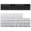 9Pcs Twist Drill Bit Extra Long High Speed Steel Drilling