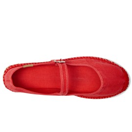 Free People Women's Oasis Mary Jane Espadrill Trend Shoes, Washed Salsa, 8