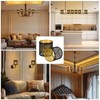 ALUCSET 6pcs Small Lamp Shades, 5.1 x 5.1in Metal Lamp