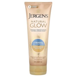 Jergens Natural Glow, Firming Daily Moisturizer, Sunless Tanner, Fair to Medium,  7.5 fl oz (221 ml)
