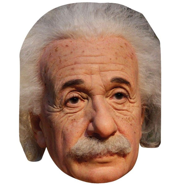 Albert Einstein Cardboard Mask