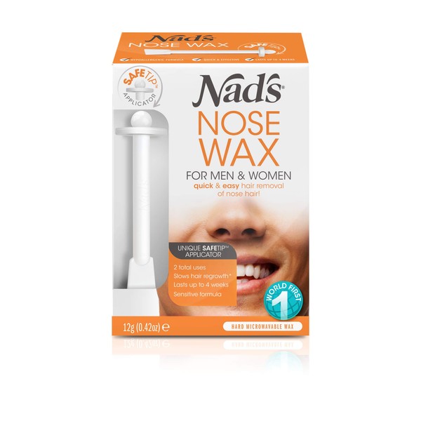 Nad's - Nose Wax For Men & Women With SafeTip Applicator - 0.42 oz.