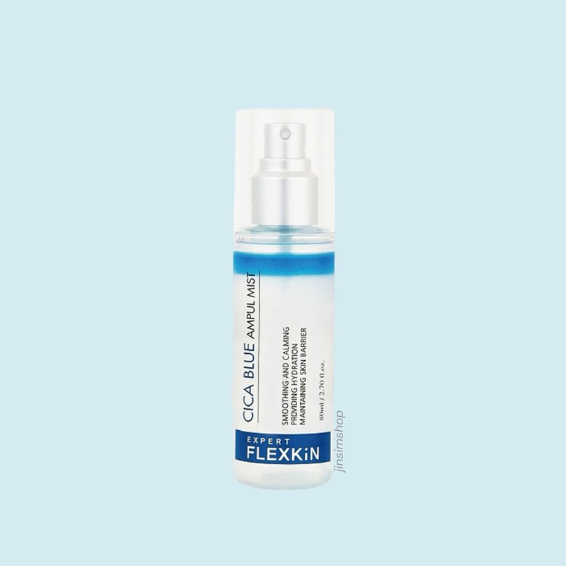 Flexkin Expert Cica Blue Ampoule Mist 80ml Azulene Moisture Soothing