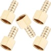 LTWFITTING Brass BSP Fitting Coupler/Adapter 1/2-Inch Female BSPP x 12mm