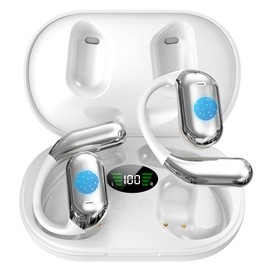 Srotek AI Language Translator Earbuds Real Time, 3-in-1 Translation Earbuds 134 Languages & Accents and Long Battery Life, HF Sound, Spanish/English Audfonos Traductores for Travel Business Learning, White
