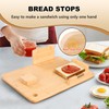 Easy-to-Use Adaptive One Handed Cutting Board,Handicap Kitchen Tools with Bread