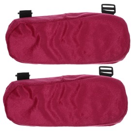Operitacx 1 Pair seat arm pad office chair armrest cushion arm rest covering for chair gaming chair arm pads chair armrest arm rest pillow soft pillows polyester human body bracket purple