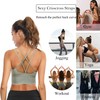 Enjoyoself 3 Pack Womens Strappy Sports Bra for Yoga Running