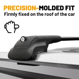 Lockable Roof Rack Cross Bars Compatible with KIA Carnival and Carnival Hybrid 2022-2026(with Raised Side Rails), 260lbs Adjustable Aluminum Heavy Duty Crossbars for Rooftop Cargo Luggage