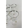 Gorham Lot Of 7 First Lady Reizart Europa Crystal Platinum