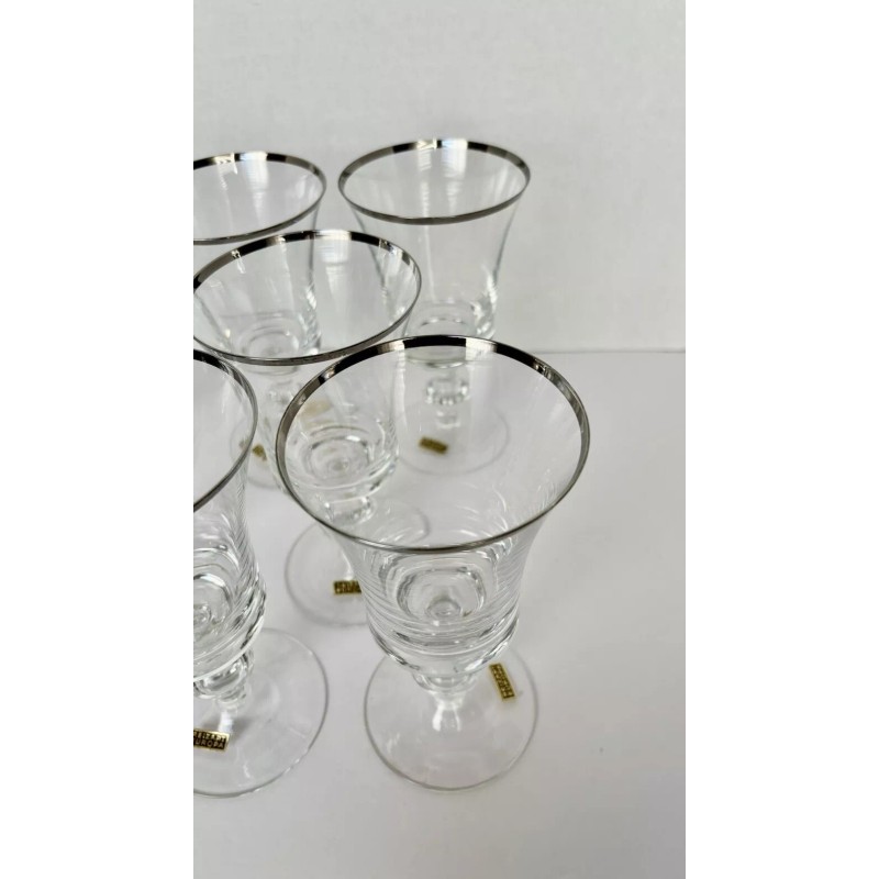 Gorham Lot Of 7 First Lady Reizart Europa Crystal Platinum