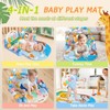 Baby Play Mat with Kick and Play Piano Gym, Funny