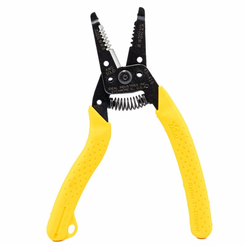 IDEAL Electrical 45-416 Premium Reflex T-6 Stripper - 14-26 AWG,