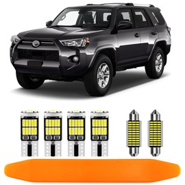 AUTOGOOD 16pcs Interior LED Lights Kit Super Bright LED Map Dome Light Bulbs for 2010-2019 2020 2021 2022 2023 Toyota 4Runner all models,6000K Cool White