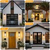 FNYUSLET 15'' Oil Rubbed Bronze Motion Sensor Outdoor Front Porch