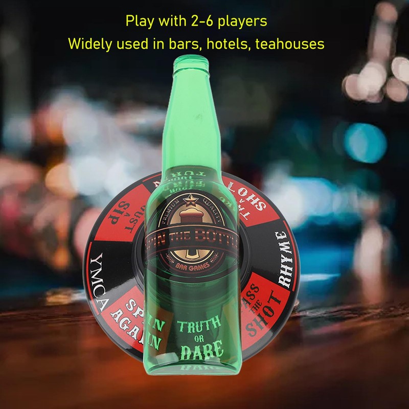 Fdit Pointer Drinking Rotate Bottle Game, Vertical Rotate Bottle Game,