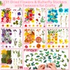 231 PCS Pressed Flowers Bulk for Resin Crafts, Dried Pressed