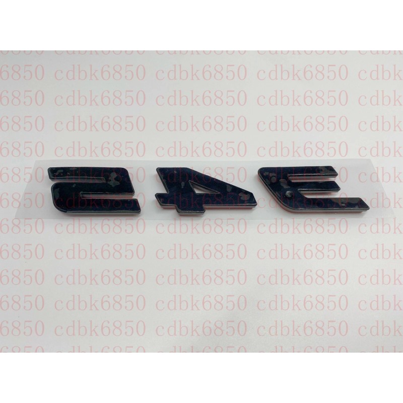 cdbk (2pc) Red Black 345 Badge Emblem for MOPAR HEMI