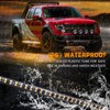 XRIDONSEN 2PCS 60 inch Emergency Truck Strobe Lights Strip 720