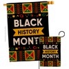 Cause Celebrate Black History Month Garden House Flags Set Support