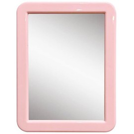mpowtech Magnetic Locker Mirror,Small Mirror for Locker - 5" x 7" Iocker Mirror Magnetic - Magnet Mirror for School Locker, Bathroom, Workshop Toolbox, Office Cabinet,Mirror Locker Accessories,Pink