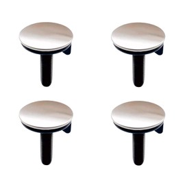 UAIAGM 4 Packs Kitchen Sink Hole Cover Brushed Nickel Faucet Plug Caps Stainless Steel Sink Hole Cover Accessories Durable Stopper for Kitchen Faucet Holes and Sprayers