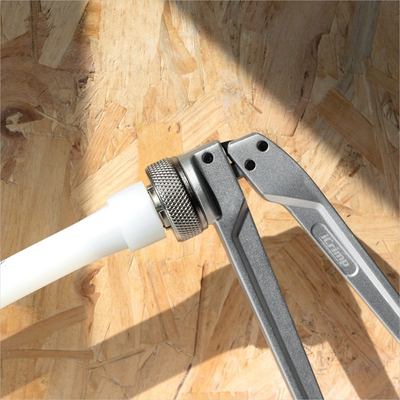 iCrimp PEX Expander Tool with 1/2",3/4",1" Expansion Heads for Uponor