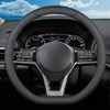 SZYUCHEN D-Shaped Steering Wheel Cover for Nissan Rogue Altima Sentra