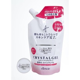 Ellesoie Crystal Gel S Medicinal Whitening All-in-One Refill 8.5 oz (240 g) + 0.4 oz (10 g) (Portable) Bonus Set