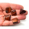 Red Tiger Eye Small Crystal Tumbled Stones - 5 Pc