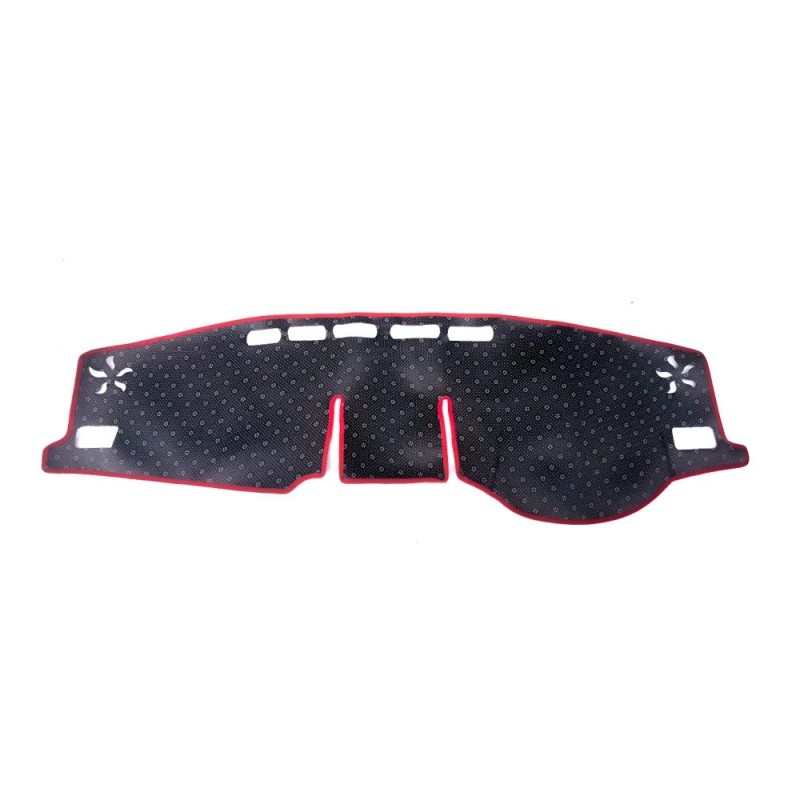 ZTT For 2018-2025 Toyota RAV4 Non-Slip Red Poly Carpet Dash