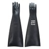 Portwest Heavyweight Latex Rubber Gauntlet 600mm, Size: XL, Colour: Black,