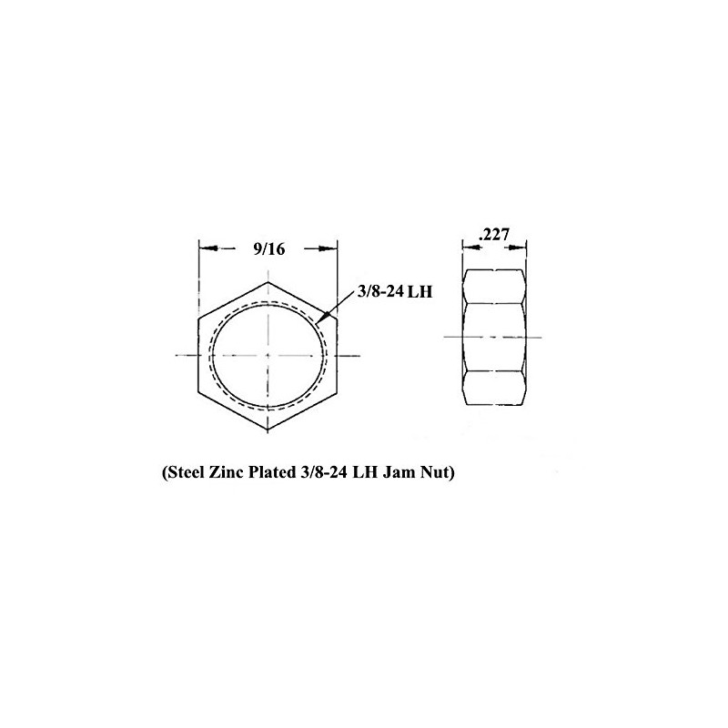 QS Components 3/8 X 3/8-24 Chromoly Panhard Bar Kit with