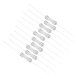 sourcing map 20Pcs Time Delay Fuse Lead Wire Ceramic Fuses 5mm x 20mm 250V 15A Fuse for Repair Circuit Boards,Lighting Equipment, Instrumentation,Home Appliance