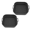 2 PCS Fryer Silicone Basket Nonstick Silicone Pot Fryer Liners