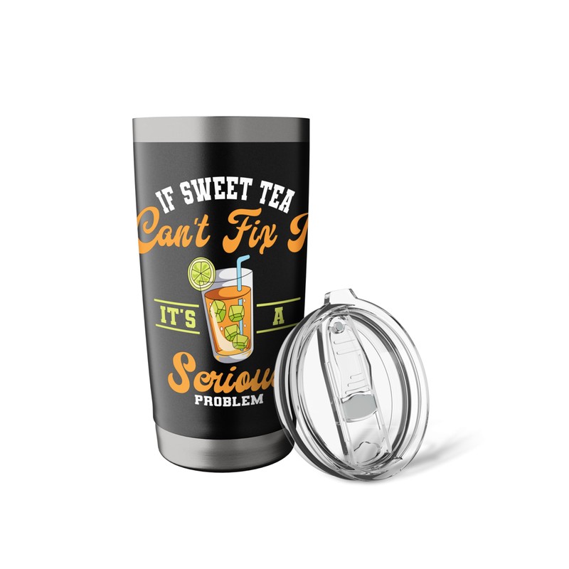 Sweet Tea Enthusiast Iced Refreshment A Swerious Problem Stainless Steel