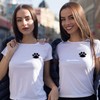 PAGOW - 40 parches con estampado de huellas para ropa