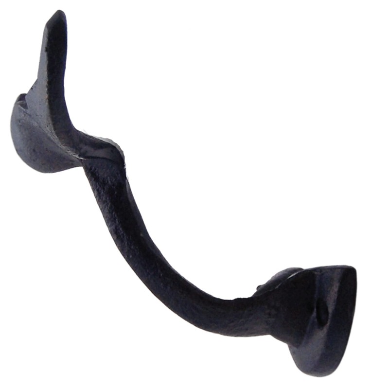 Navy Blue Whale Tail Cast Iron Wall Hooks, Wall Mounted