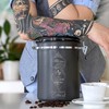 CafetastiQ Large Coffee Canister – Airtight Stainless Steel Storage Container