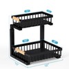 1 Packs 2 Tier Under Sink Organizers – Upgraded 3.0