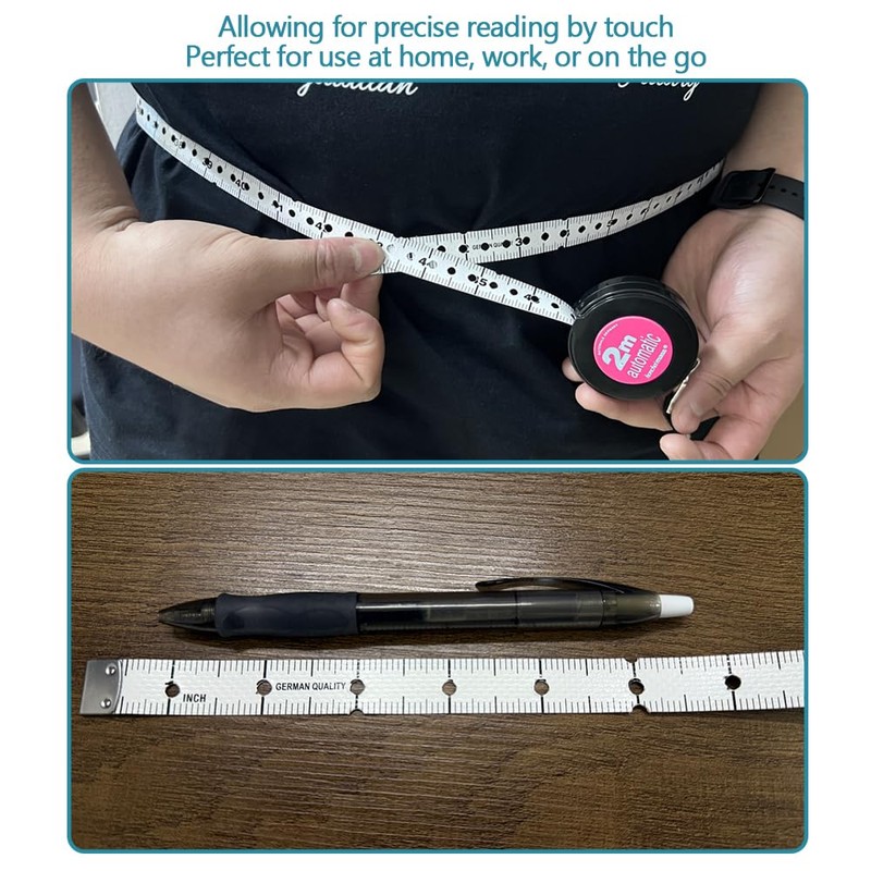 Braille Tape Measure for Visually Impaired Aids Supplies - 78"