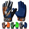 TOPMAD Goalkeeper Gloves (Blue, Size 4 suitable for 6 to