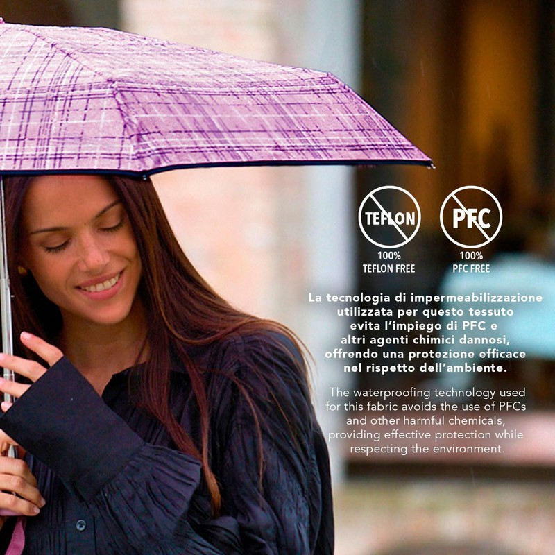 PERLETTI Women's Automatic Open Umbrella with 2 Colours – Women's