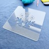 Clear Acrylic Sashiko Stencil, Sashiko Stencil with Flower Pattern for
