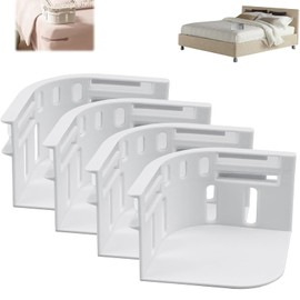 Niwieoi 4 Pcs Bed Sheet Holder,Fitted Sheet Clips,Pieces Heavy Duty Bed Sheet Fasteners Removable Bed Sheets Holder,Corner Holder For Mattress Protectors, Blankets, Bedding