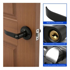 2pzas Chapas Puertas De Aluminio Y Madera Izquierda/derecha