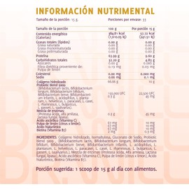 Dr Will Péptidos de Colágeno, Suplemento Alimenticio en Polvo, Sin Sabor, 500g, 33 Porciones
